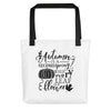 Autumn is a second spring Tote bag